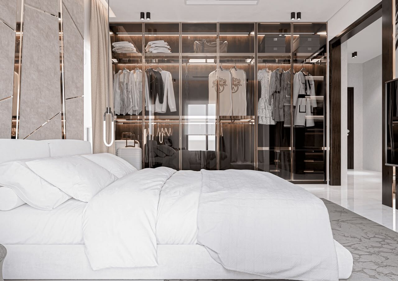 The Maison Terranova fitted storage and finish detail