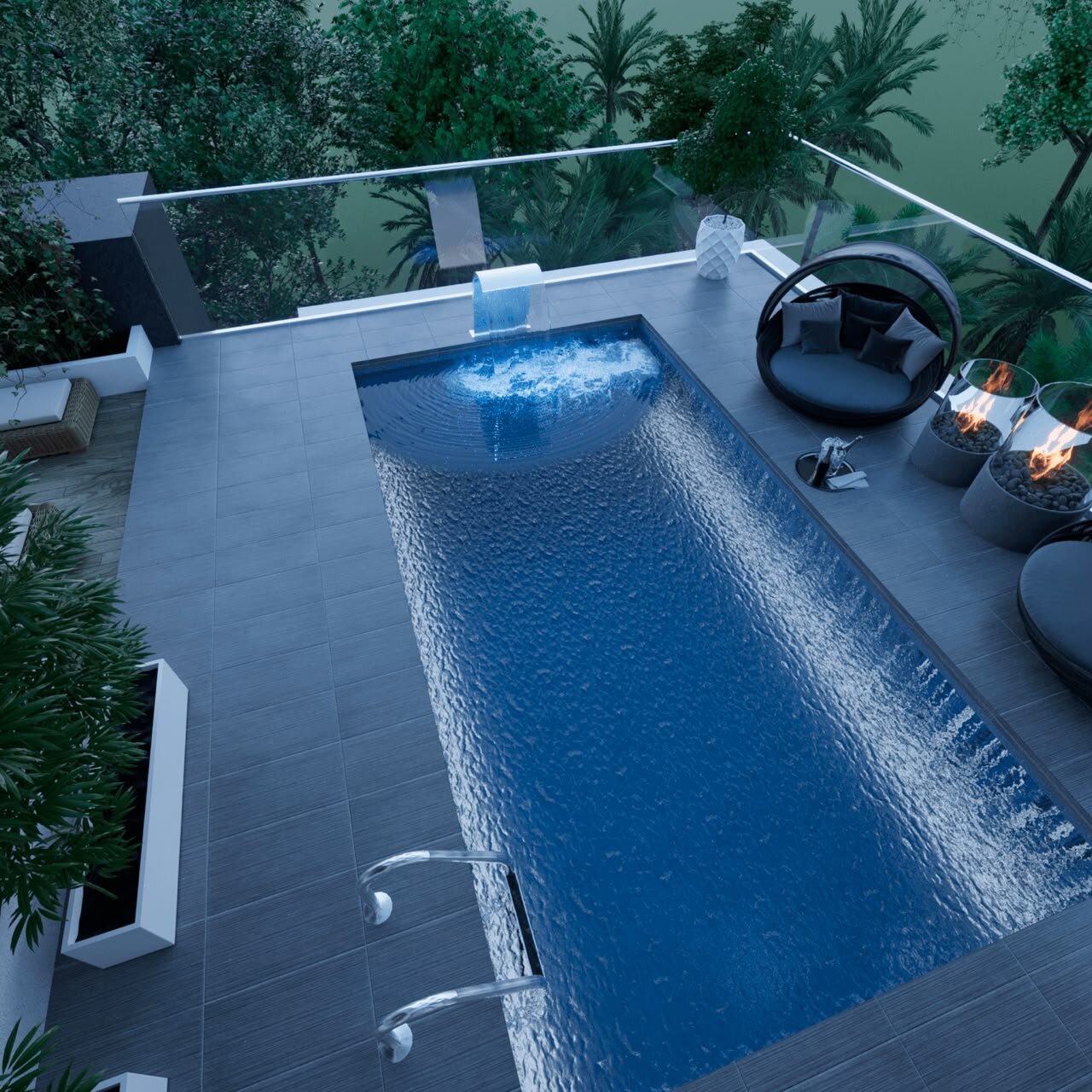 The Maison Terranova furnished interior maintenance detail